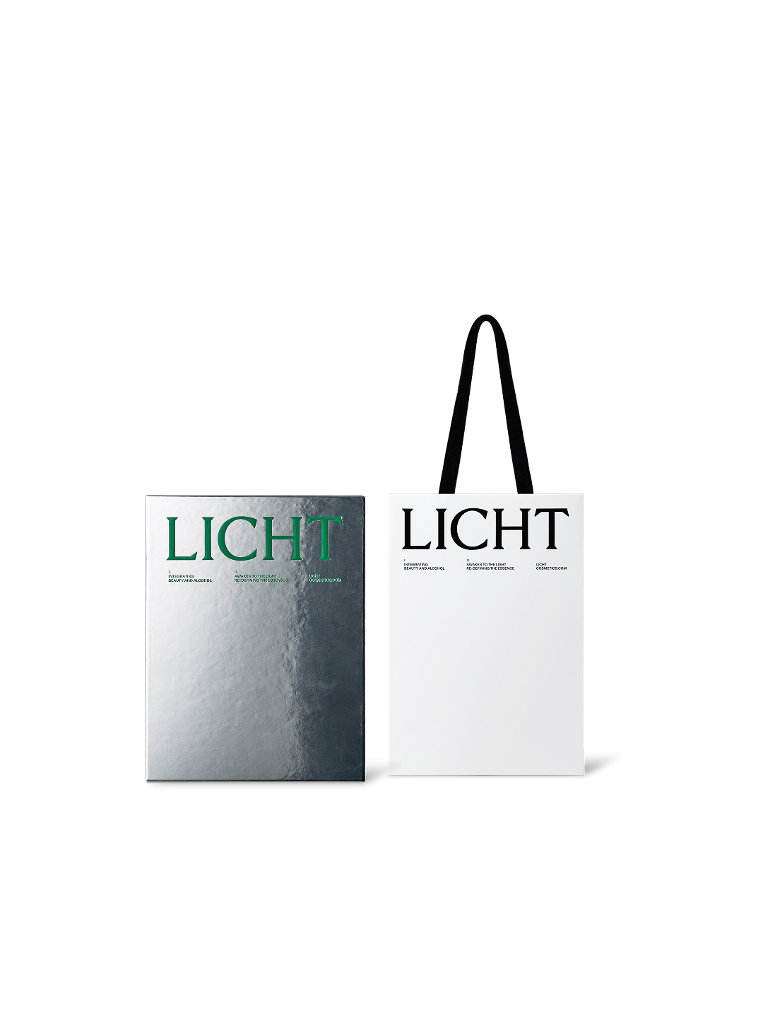 GIFT BOX + SHOPPING BAG (GREEN)